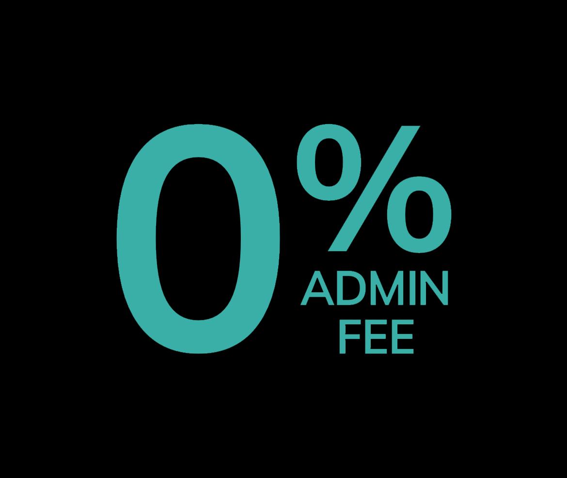 zero administrative fees on donor advised funds at the signatry